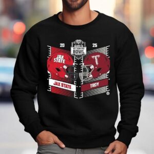 Jacksonville State Gamecocks Vs Troy Trojans Football Is4s Salute To Veterans Bowl 2025 Shirt 3 Jacksonville State Gamecocks Vs Troy Trojans Football Iss Salute To Veterans Bowl Sweatshirt
