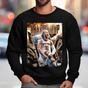 Jalen Brunson New York Knicks Nba Cup Mvp Graphic Sweatshirt