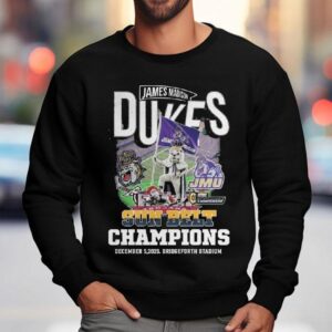 James Madison Dukes Sun Belt Champions December Bridgeforth Stadium Sweatshirt