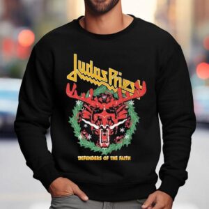 Judas Priest Defenders Of The Faith Holiday Christmas Sweatshirt