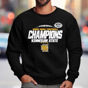 Kennesaw State Owls C-usa Champs 2025 Football Locker Room Shirt 3 Kennesaw State Owls C Usa Champs Football Locker Room Sweatshirt