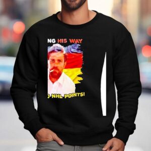 Leon Draisaitl Smoking His Way To Nhl Points Edmonton Oilers Sweatshirt