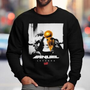 Leyenda Anuel Aa Campen Blanca Trophy Sweatshirt