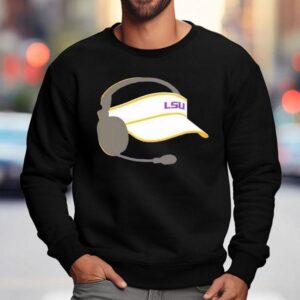Lsu Lane Kiffin Visor Sweatshirt