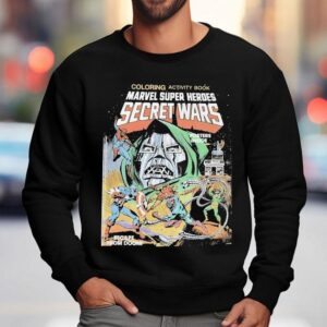Marvel Coloring Activity Book Marvel Super Heroes Doctor Doom From Secret Wars Sweatshirt