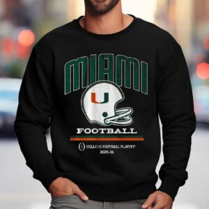 Miami Football 2025 Cfp Vintage Helmet Shirt 3 Miami Football Cfp Vintage Helme Sweatshirt
