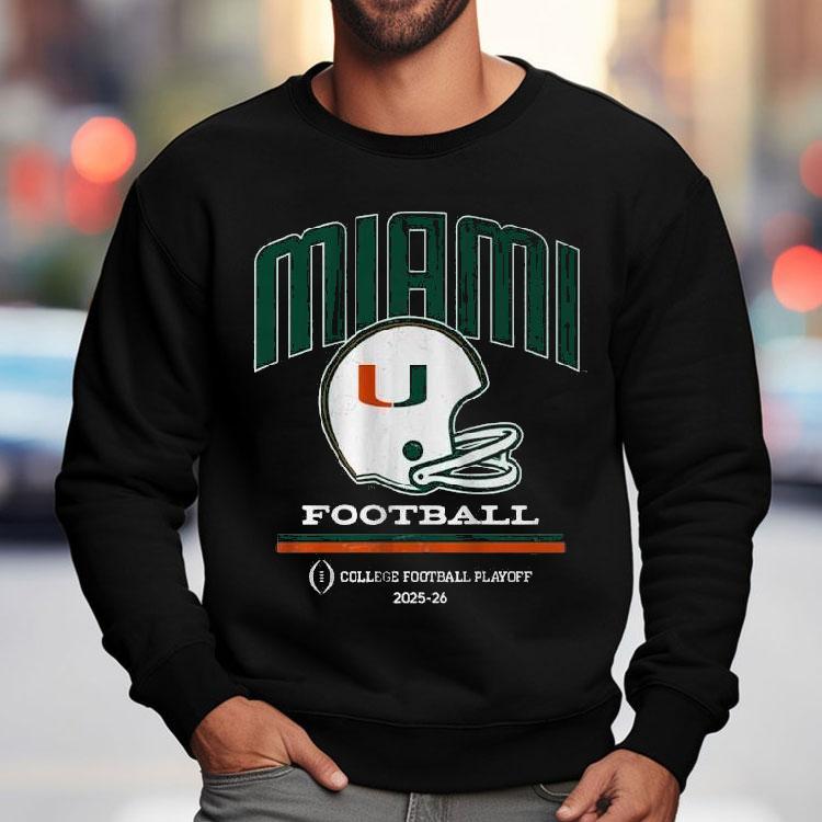 Miami Football 2025 Cfp Vintage Helmet Shirt Miami Football 2025 Cfp Vintage Helmet Shirt