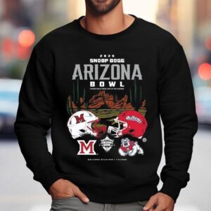 Miami Redhawks Vs Fresno State Bulldogs 2025 Snoop Dogg Arizona Bowl Head To Head Shirt 3 Miami Redhawks Vs Fresno State Bulldogs Snoop Dogg Arizona Bowl Head To Head Sweatshirt