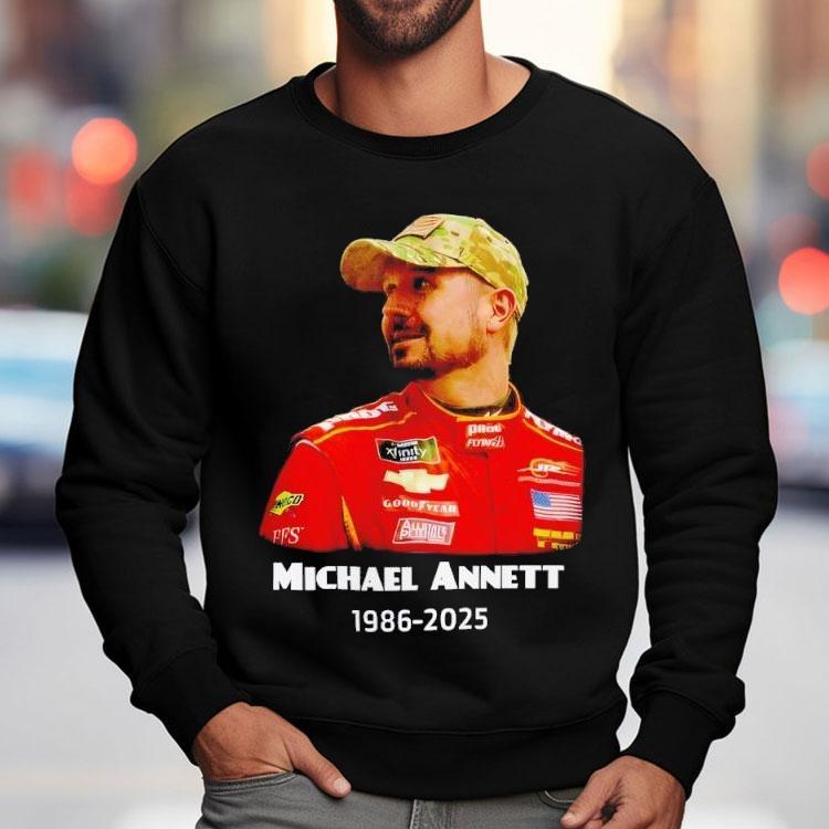 Michael Annett 1986-2025 Memorial Racing Driver Shirt Michael Annett 1986-2025 Memorial Racing Driver Shirt