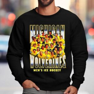 Michigan Wolverines Men S Hockey Team Sweatshirt
