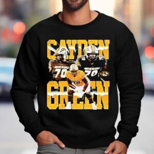 Mizzou Tigers Nil Cayden Green Player Sweatshirt