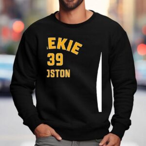 Morgan Geekie 39 Boston Bruins Hockey Shirt 3 Morgan Geekie Boston Bruins Hockey Sweatshirt