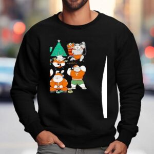 Muscular Icons Of The Christmas Season Featuring Santa Claus Krampus The Grinch And More Sweatshirt