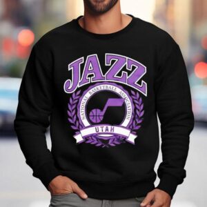 Naional Basketball Association Utah Jazz Crest Logo Shirt 3 Naional Basketball Association Utah Jazz Crest Logo Sweatshirt