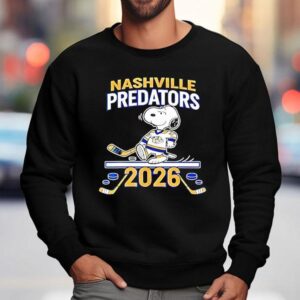 Nashville Predators Hockey Snoopy Peanuts Sweatshirt
