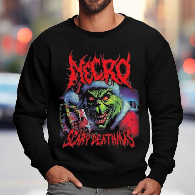Necro Grinch Scary Deathmas Shirt Necro Grinch Scary Deathmas Shirt