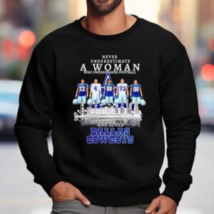 Never Underestimate A Woman Who Understands Football And Loves Dallas Cowboys Shirt 3 Never Underestimate A Woman Who Understands Football And Loves Dallas Cowboys Sweatshirt