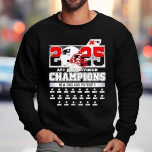 New England Patriots Afc East Division Champions Times Sweatshirt