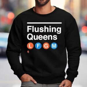 New York Mets Lfgm Flushing Queens Sweatshirt