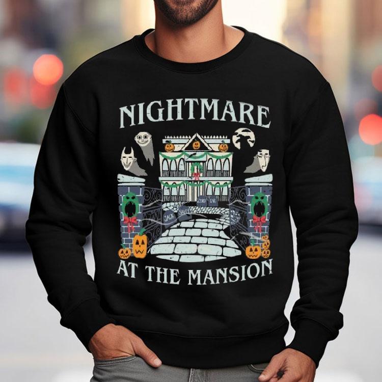 Nightmare At The Mansion Before Christmas Haunted Mansion Disney Parks Shirt Nightmare At The Mansion Before Christmas Haunted Mansion Disney Parks Shirt