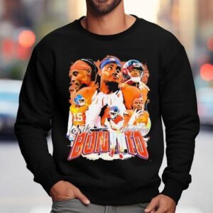 Nik Bonitto Denver Broncos Underdog Player Collage Sweatshirt