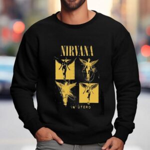 Nirvana In Utero Grid Sweatshirt