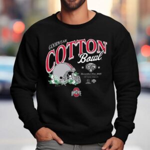 Ohio State Buckeyes 2025 Cotton Bowl Dec 31st 2025 Helmet Shirt 3 Ohio State Buckeyes Cotton Bowl Dec St Helme Sweatshirt