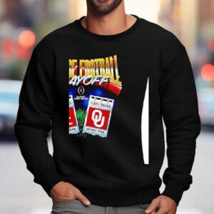 Oklahoma Sooners Vs Alabama Crimson Tide Matchup Ticket College Football Playoff First Round 2025 Shirt 3 Oklahoma Sooners Vs Alabama Crimson Tide Matchup Ticket College Football Playoff First Round Sweatshirt