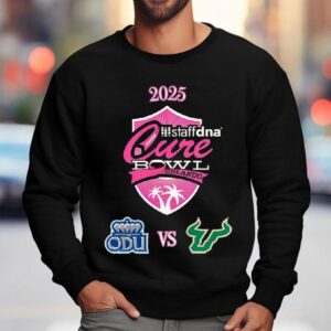 Old Dominion Vs South Florida Bulls Football Staffdna Cure Bowl Orlando 2025 Shirt 3 Old Dominion Vs South Florida Bulls Football Staffdna Cure Bowl Orlando Sweatshirt