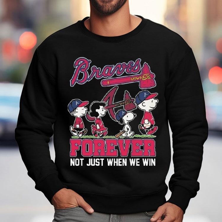 Peanuts X Atlanta Braves Abbey Road Forever Not Just When We Win Shirt Peanuts X Atlanta Braves Abbey Road Forever Not Just When We Win Shirt