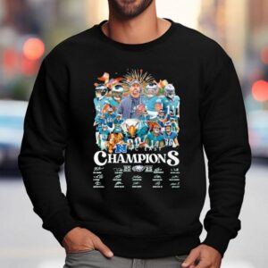 Philadelphia Eagles Nfc East Champions Road To Super Bowl Sweatshirt