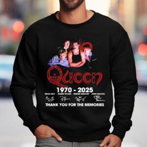 Queen Signatures Thank You For The Memories Sweatshirt
