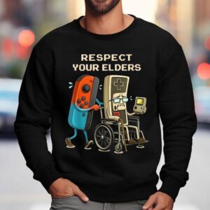 Respect Your Elders Gaming Gamer Sweatshirt