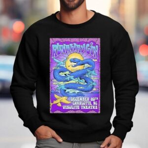 Runaway Gin At Visulite Theatre In Charlotte Nc On Dec Snake Fish Sweatshirt
