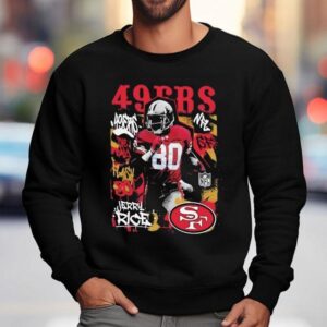 San Francisco Ers Football Jerry Rice Graphic Sweatshirt