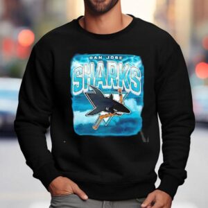San Jose Sharks Heritage Stormy Sea Shirt 3 San Jose Sharks Heritage Stormy Sea Sweatshirt