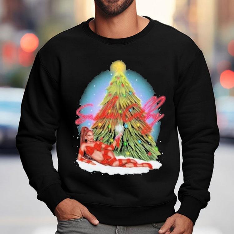 Sasha Colby Wrapped Christmas Shirt Sasha Colby Wrapped Christmas Shirt