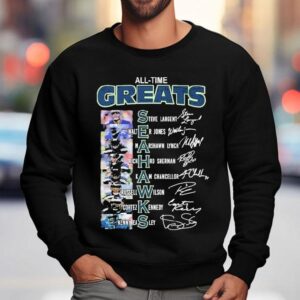 Seattle Seahawks All Time Greats Signatures Sweatshirt