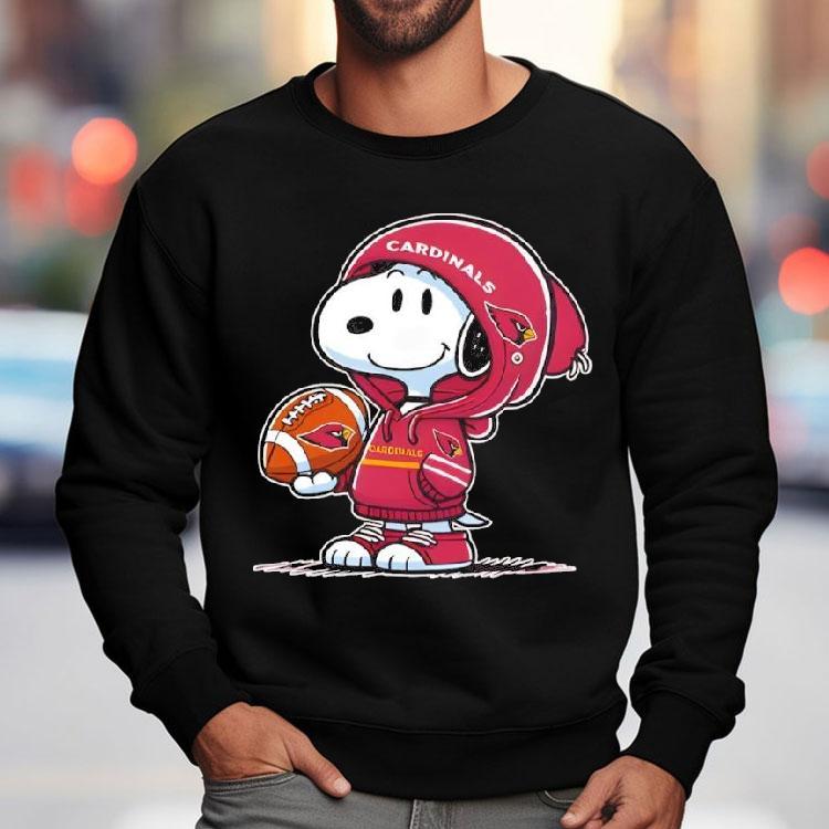 Snoopy Wears Arizona Cardinals Football Shirt Snoopy Wears Arizona Cardinals Football Shirt