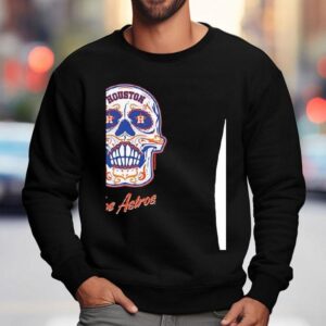 Sugar Skull Los Houston Astros Baseball Shirt 3 Sugar Skull Los Houston Astros Baseball Sweatshirt