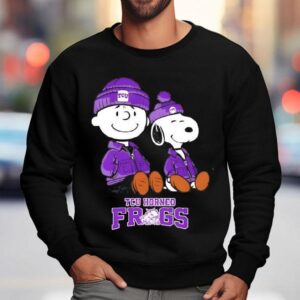 Tcu Horned Frogs X Snoopy And Charlie Brown Sweatshirt