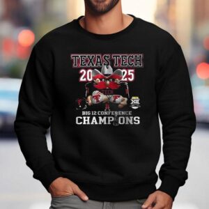 Texas Tach Red Raiders Big 12 Conference Champions Team Graphic Mascot Shirt 3 Texas Tach Red Raiders Big Conference Champions Team Graphic Masco Sweatshirt
