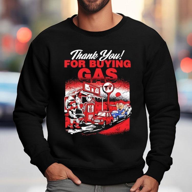Texas Tech Red Raiders Thank You For Buying Gas Shirt Texas Tech Red Raiders Thank You For Buying Gas Shirt