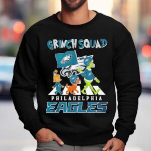 The Grinch And Friends X Grinch Squad Philadelphia Eagles Shirt 3 The Grinch And Friends X Grinch Squad Philadelphia Eagles Sweatshirt