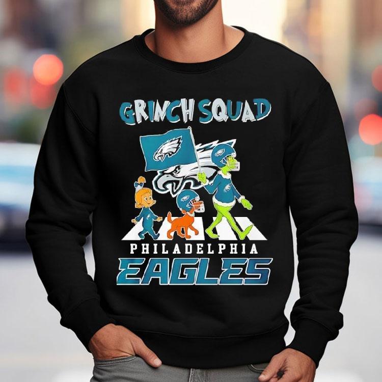 The Grinch And Friends X Grinch Squad Philadelphia Eagles Shirt The Grinch And Friends X Grinch Squad Philadelphia Eagles Shirt