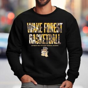 Wake Forest University Basketball Shirt 3 Wake Forest University Basketball Sweatshirt