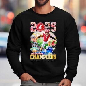 Washington State Cougars Famous Idaho Potato Bowl Champions Sweatshirt