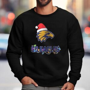 West Coast Eagles Merry Christmas Go Eagles Players Sweatshirt
