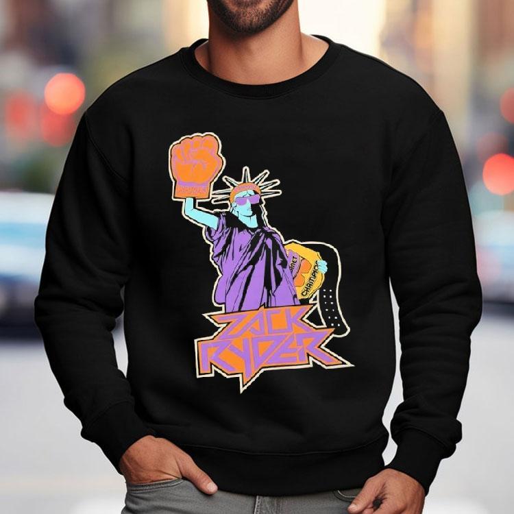Zack Ryder Champion Style Statue Of Liberty Shirt Zack Ryder Champion Style Statue Of Liberty Shirt