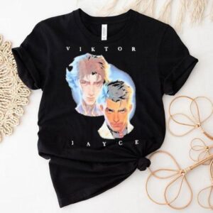 Arcane Jinx And Vi Viktor And Jayce Duo Tonal League Of Legends Shirt